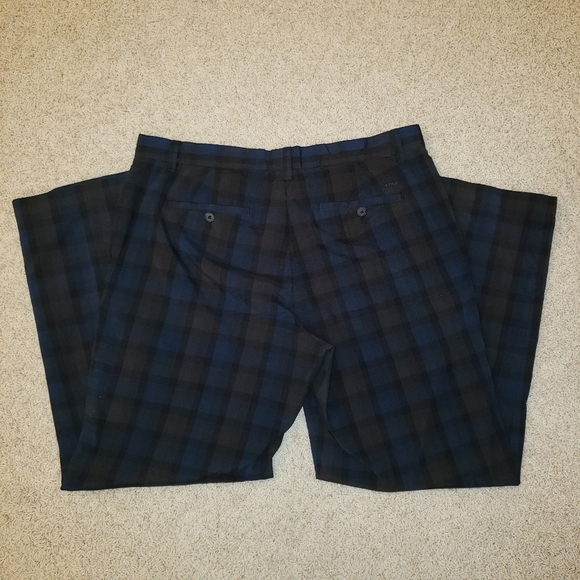 Izod Plaid Dress Pants Performance Size 36